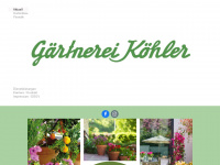 gaertnerei-koehler.de Webseite Vorschau
