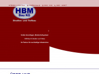 hbm-bau.de Webseite Vorschau