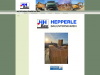hh-bau.com Webseite Vorschau