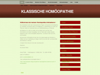 homoeopathie-online-dienst.com Webseite Vorschau