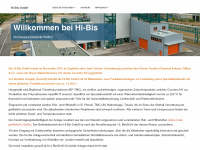 hi-bis.de Webseite Vorschau
