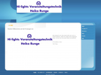 hi-lights-online.de Webseite Vorschau