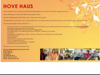 hovehaus.de Webseite Vorschau