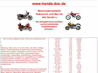 honda-doc.com Webseite Vorschau