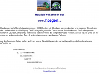 hoegerl.de Webseite Vorschau