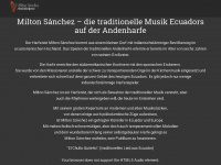 harfe-sanchez.de Webseite Vorschau