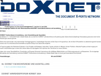 doxnet.de Webseite Vorschau