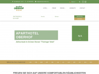 aparthotel-oberhof.de Webseite Vorschau