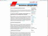 dgb-weinheim.de Webseite Vorschau