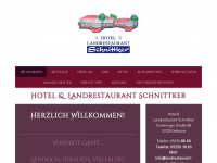 landrestaurant-schnittker.de Webseite Vorschau