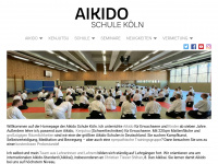 aikido-schule.de Webseite Vorschau
