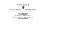 how2web.de Webseite Vorschau