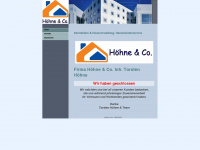 hoehne-co.de Webseite Vorschau
