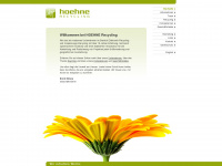 hoehne.com Webseite Vorschau