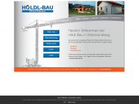 hoeldl-bau.de Webseite Vorschau