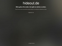 hideout.de Webseite Vorschau