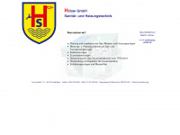 hoelzer-sanitaer.de Webseite Vorschau