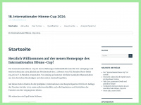 hoennecup.de Webseite Vorschau