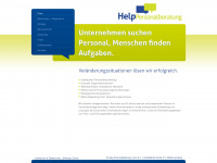 help-personalberatung.de Webseite Vorschau