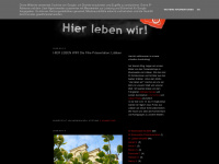 hierlebenwir.blogspot.com Webseite Vorschau