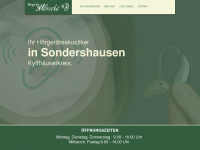 hoergeraete-sondershausen.de Webseite Vorschau