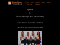 helpinghands-promotion.de Webseite Vorschau