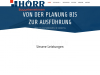 hoerr-bau.de Webseite Vorschau