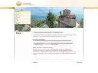 honorarkonsulat-makedonien.de Webseite Vorschau