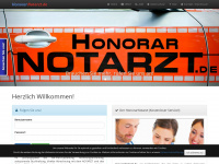 honorarnotarzt.de Webseite Vorschau