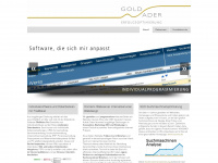 goldader.de Webseite Vorschau