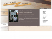 lignum-artis.de Webseite Vorschau