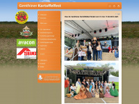 kartoffelfest-jl.de Webseite Vorschau
