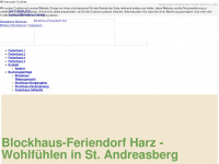 blockhaus-harz.de Webseite Vorschau