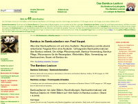 bambus-lexikon.de Webseite Vorschau