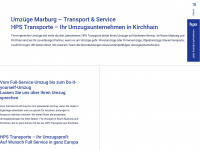 hps-transporte.com Webseite Vorschau