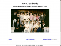 hembo.de Webseite Vorschau