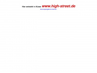 high-street.de Webseite Vorschau