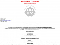 hpz-zurmoehlegmbh.de Webseite Vorschau
