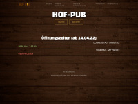 hof-pub.de Webseite Vorschau