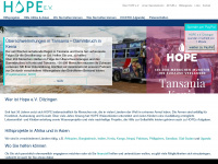 hope-ev.org Webseite Vorschau