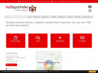 hofapotheke-donaueschingen.de Webseite Vorschau