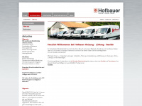 hofbauer-haustechnik.de Webseite Vorschau