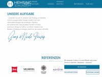 hemsing-3dkonzept.de Webseite Vorschau