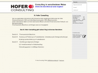 Hoferconsulting.info