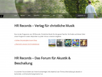 hr-records.de Webseite Vorschau