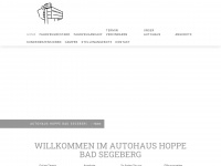 hoppe-badsegeberg.de Webseite Vorschau