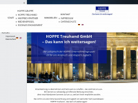hoppe-treuhand.de Webseite Vorschau