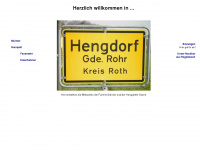 hengdorf.de Webseite Vorschau