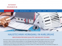 horasanli-haustechnik.de Webseite Vorschau