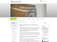 hightechflon.com Webseite Vorschau